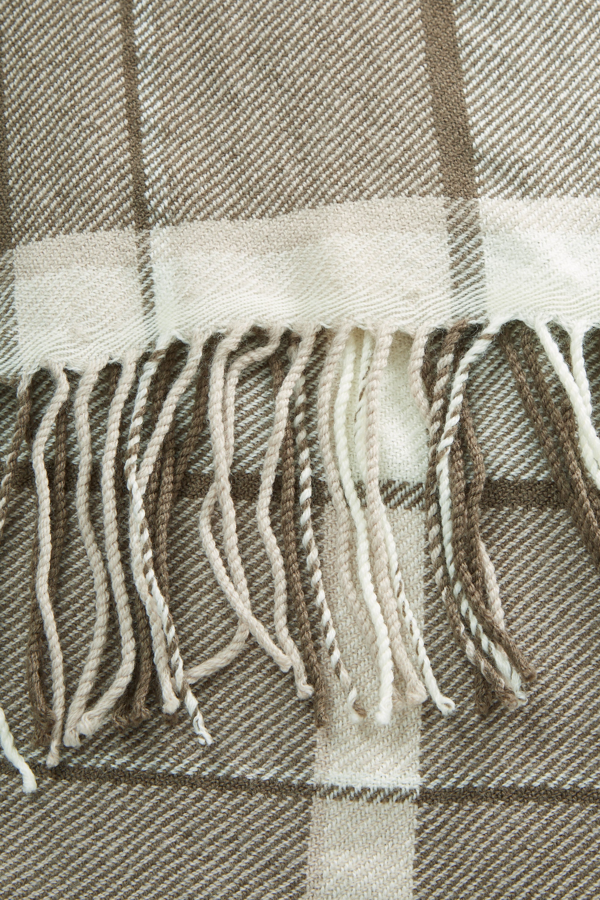 Skall Studio Nelle scarf Scarf Brown/Ecru check